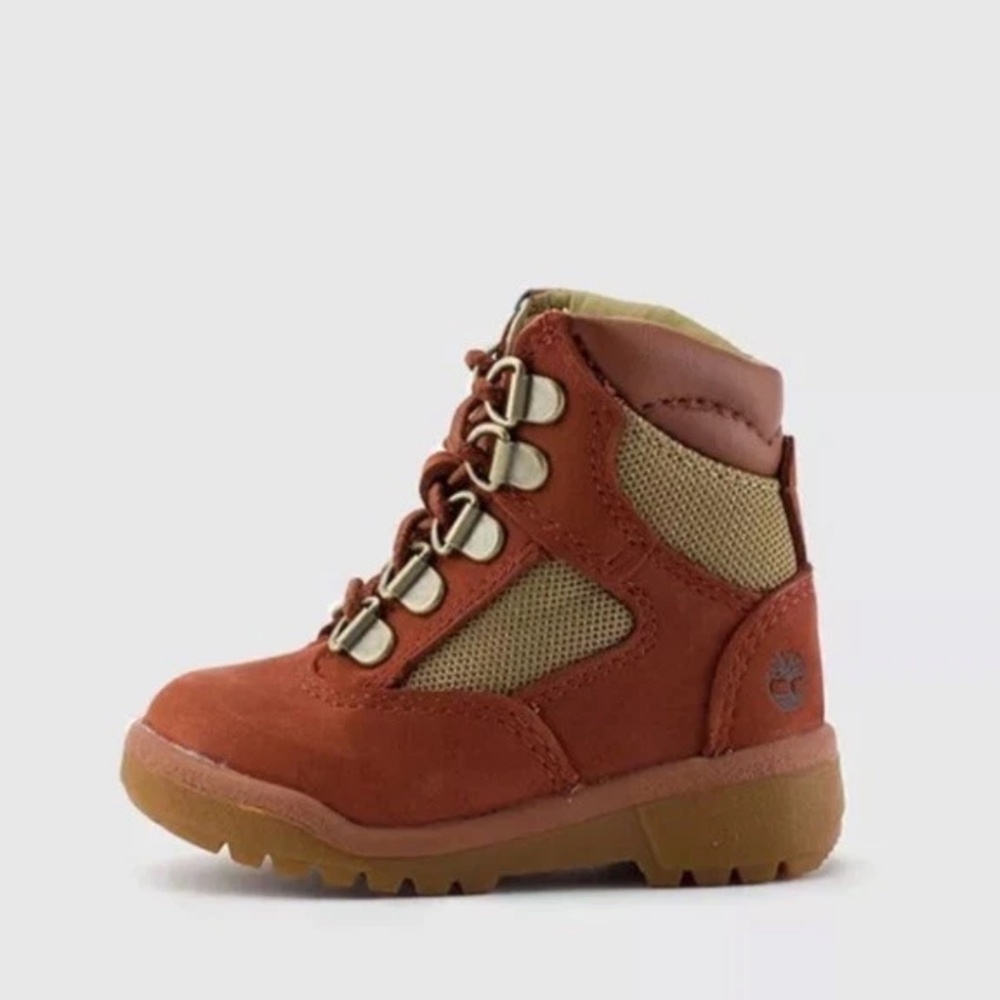 Timberland Toddler's  Leather Hiking Pro  Field Boots Shoes SZ 6 Or EUR 22.5